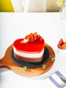 crostata a forma di cuore